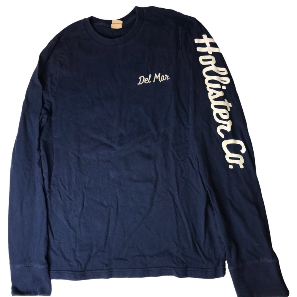 HOLLISTER CO Del Mar Pullover Long Sleeve. Dark Blue. Crewneck Size XL - Picture 3 of 8
